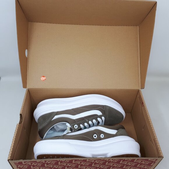 Vans Old Skool Overt CC Platform Shoe Sneaker Walnut Brown Mens 7.5 / Womens 9 - Picture 12 of 12